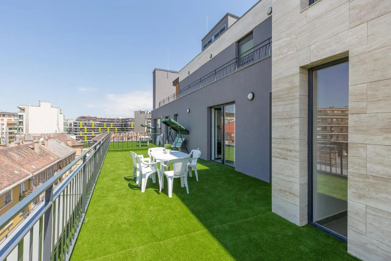 Budapest Downtown Residences Leo - Ac, Elevator, Terrace