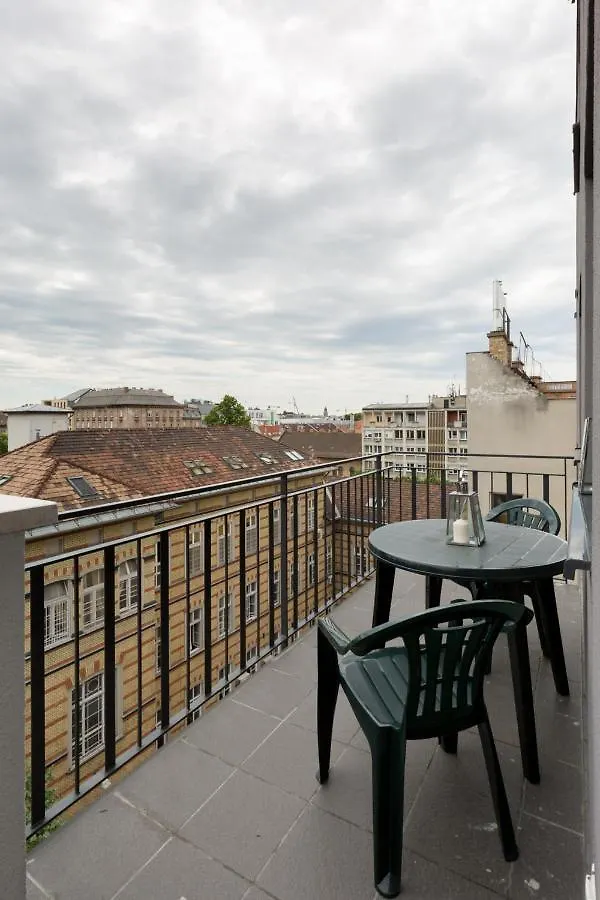 Budapest Downtown Residences Leo - Ac, Elevator, Terrace Apartment