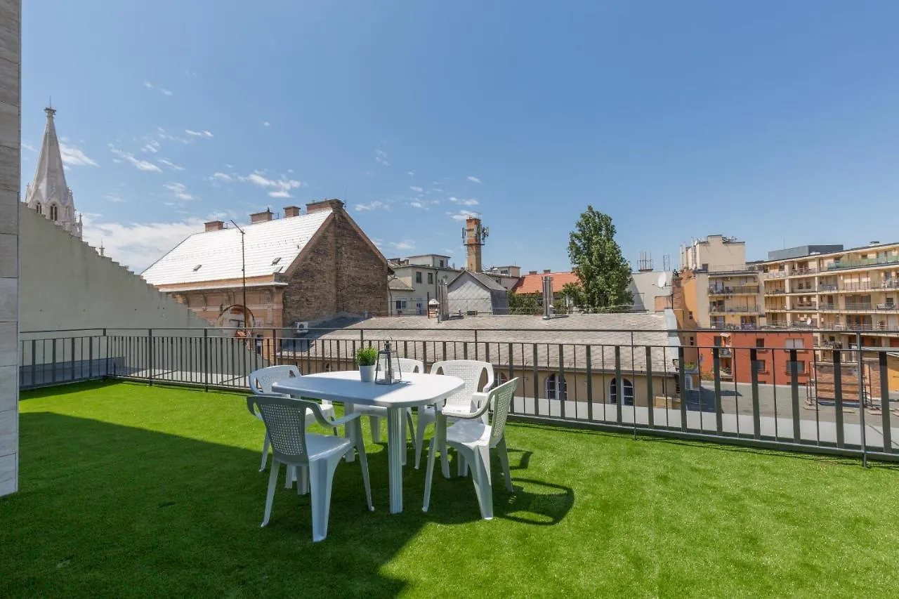 Budapest Downtown Residences Leo - Ac, Elevator, Terrace 0*,